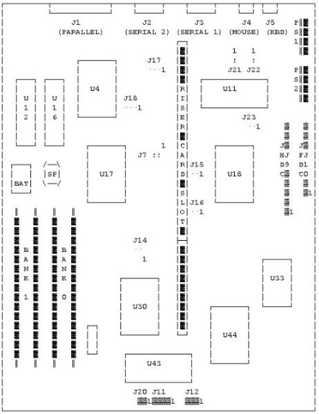 286x Motherboard Diagram
